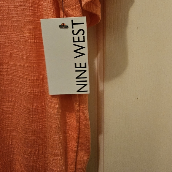 NWT Nine West Coral Flutter Sleeve Top - XXL - Picture 3 of 7